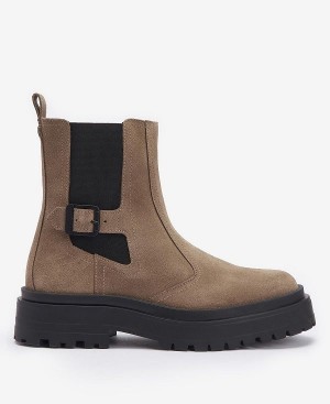 Barbour Milla Chelsea Boots Beige | BABO89868