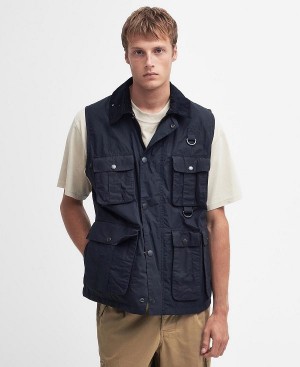 Barbour Modified Transport Vest Mørkeblå | BABO87538