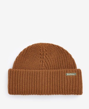 Barbour Mosely Fisherman Beanie Orange | BABO89050