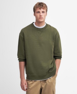 Barbour Mosely Oversized Sweatshirt Olivengrøn | BABO88449