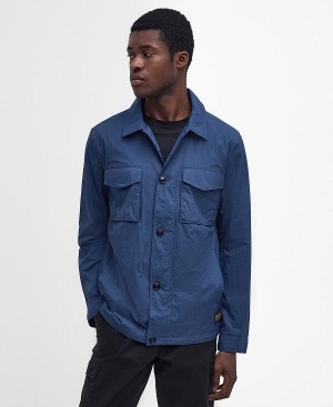 Barbour Neale Overshirt Mørkeblå | BABO87471