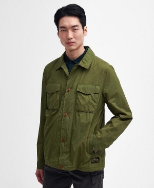 Barbour Neale Overshirt Olivengrøn | BABO87470