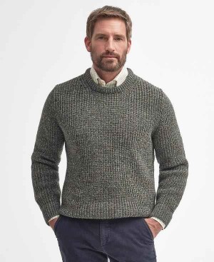 Barbour New Tyne Jumper Dyb Grå | BABO88552