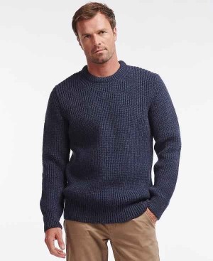 Barbour New Tyne Jumper Mørkeblå | BABO88553