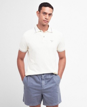 Barbour Newbridge Polo Shirt Hvide | BABO88147