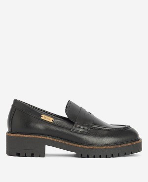 Barbour Norma Loafers Sort | BABO89908