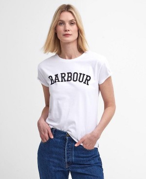 Barbour Northumberland Classic T-shirt Hvide | BABO89573