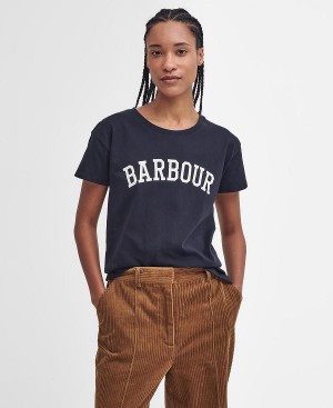 Barbour Northumberland Classic T-shirt Mørkeblå | BABO89580