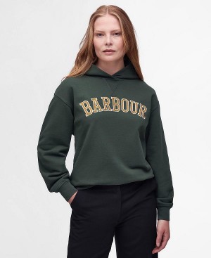 Barbour Northumberland Hoodie Grøn | BABO89787