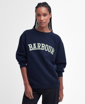 Barbour Northumberland Sweatshirt Mørkeblå | BABO89796