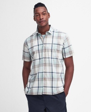 Barbour Oakfield Regular Short-sleeved Shirt Flerfarvede | BABO87768