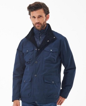 Barbour Ogston Waterproof Jacket Sort | BABO87421