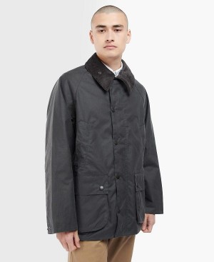 Barbour Os Bedale Wax Jacket Grå | BABO87258