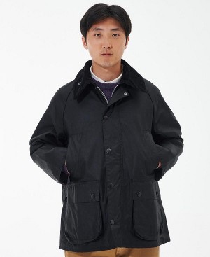 Barbour Os Bedale Wax Jacket Sort | BABO87260