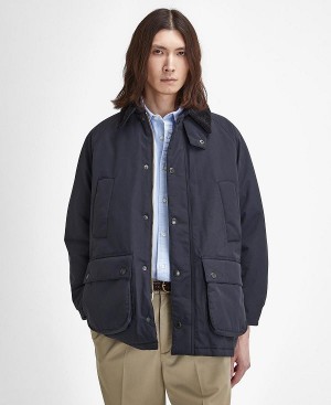 Barbour Oversized Bedale Padded Jacket Sort | BABO87500