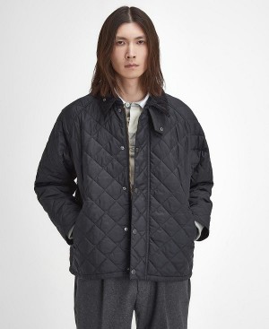 Barbour Oversized Transport Quilted Jacket Sort | BABO87385