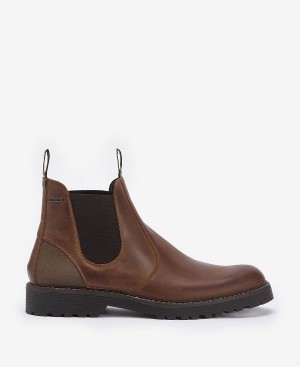 Barbour Patton Chelsea Boots Brune | BABO88867