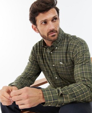 Barbour Pelton Shirt Olivengrøn | BABO87930