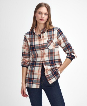 Barbour Pendula Regular Long-sleeved Shirt Tartan | BABO89510