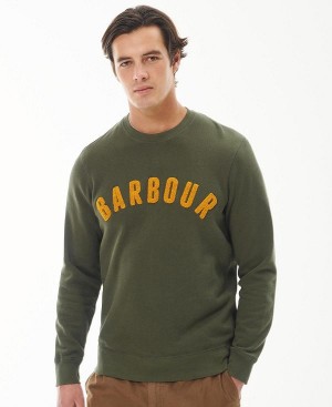 Barbour Prep Logo Crew Mørkeblå | BABO88438