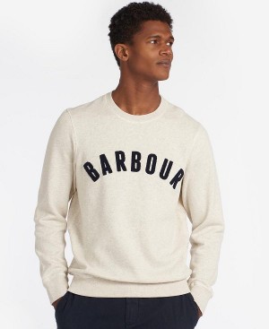 Barbour Prep Logo Sweatshirt Grå | BABO88422