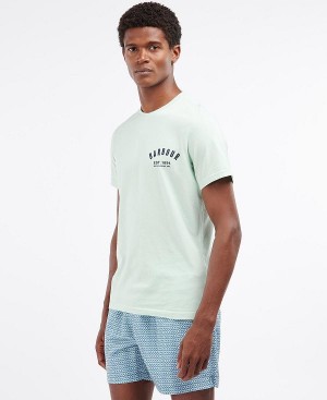 Barbour Preppy T-shirt Mintgrønne | BABO88261