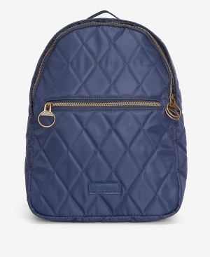 Barbour Quilted Backpack Mørkeblå | BABO89974