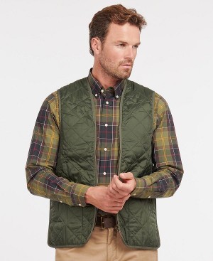 Barbour Quilted Zip-in Liner Olivengrøn | BABO87513