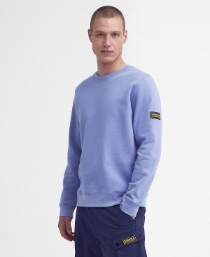 Barbour Racer Badge Sweatshirt Blå | BABO88457