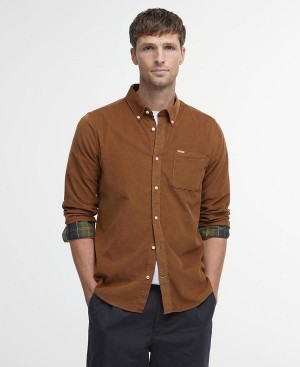 Barbour Ramsey Tailored Fit Shirt Brune | BABO87791