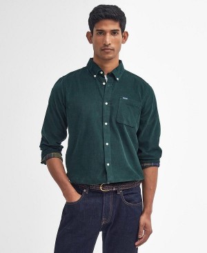 Barbour Ramsey Tailored Long-sleeved Shirt Grøn | BABO87797