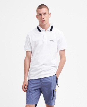 Barbour Re-amp Polo Shirt Hvide | BABO88133