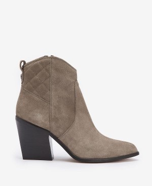 Barbour Rhonda Western Ankle Boots Grå Brune | BABO89889