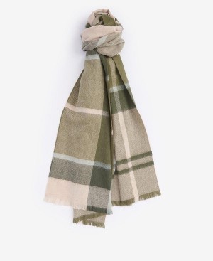 Barbour Rosefield Tartan Scarf Brune | BABO90081