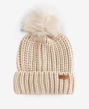 Barbour Saltburn Beanie Beige | BABO90017