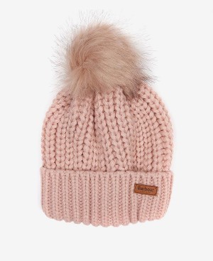 Barbour Saltburn Beanie Lyserød | BABO90020