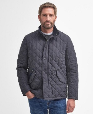 Barbour Shoveler Quilted Jacket Mørkeblå | BABO87302