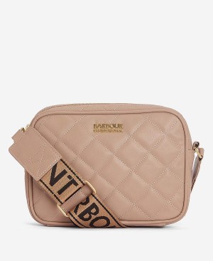 Barbour Sloane Quilted Crossbody Bag Brune | BABO89966