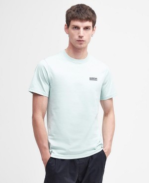 Barbour Small Logo T-shirt Blå | BABO88300