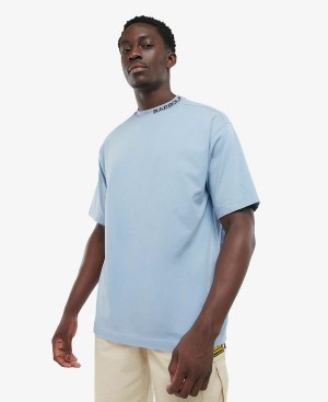 Barbour Smith Oversized T-shirt Blå | BABO88260