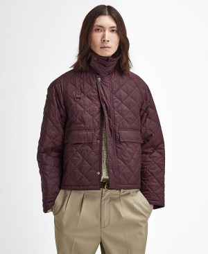 Barbour Spey Quilted Jacket Bordeaux | BABO87391