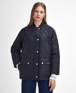 Barbour Sport Beadnell Quilted Jacket Sort | BABO89340