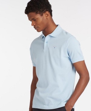 Barbour Sports Polo Shirt Blå | BABO88031