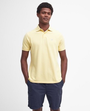 Barbour Sports Polo Shirt Citron | BABO88214