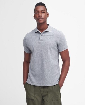 Barbour Sports Polo Shirt Grå | BABO88209