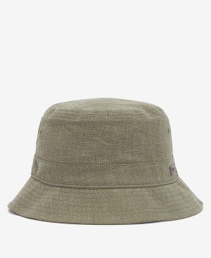 Barbour Stanhope Bucket Hat Olivengrøn | BABO88976