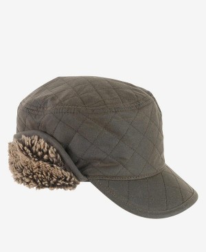 Barbour Stanhope Hunting Cap Olivengrøn | BABO89021