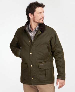 Barbour Stratford Wax Jacket Olivengrøn | BABO87243