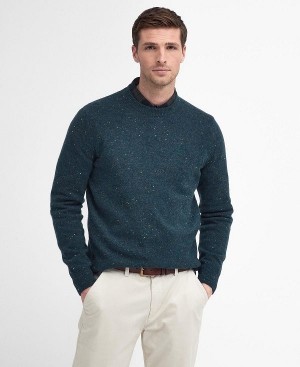 Barbour Tainsbury Crew Neck Jumper Grøn | BABO88635