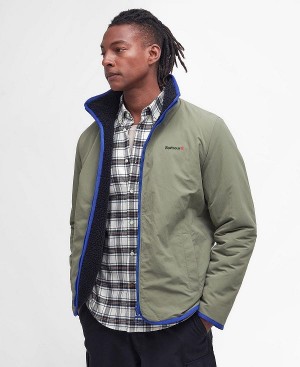 Barbour Tarn Reversible Fleece Olivengrøn | BABO88702